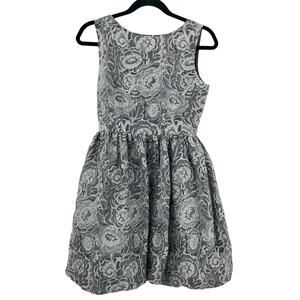 Kate Spade Arlene Dress Gray Textured Bubble Hem Party Formal Mini Dress